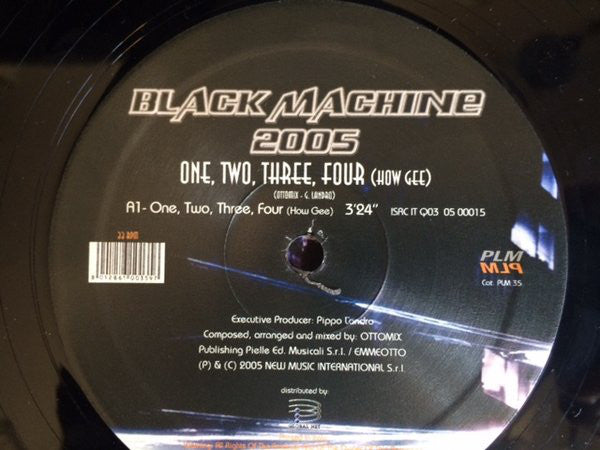 Black Machine : One, Two, Three, Four (How Gee) (12")