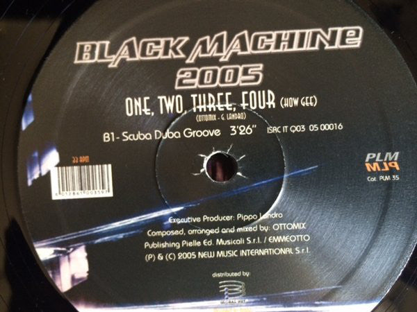 Black Machine : One, Two, Three, Four (How Gee) (12")