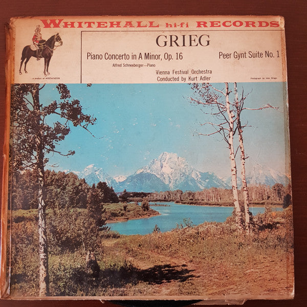 Edvard Grieg / Alfred Schneeberger , Piano / Wiener Festspielorchester Conducted By Kurt Herbert Adler : Piano Concerto In A Minor, Op. 16 / Peer Gynt Suite No. 1 (LP)