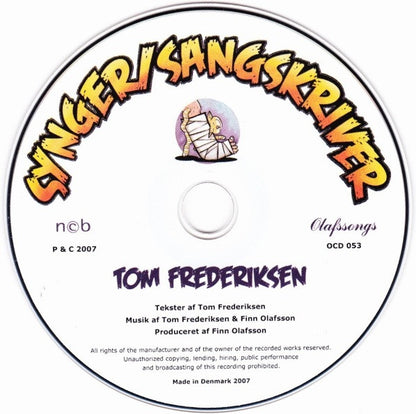 Tom Frederiksen : Synger/Sangskriver (CD, Album)