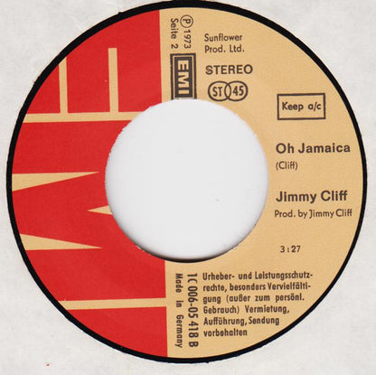 Jimmy Cliff : On My Life (7")