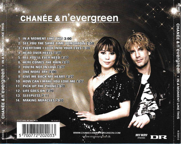 Chanée & Tomas N'evergreen : In A Moment Like This (CD, Album)