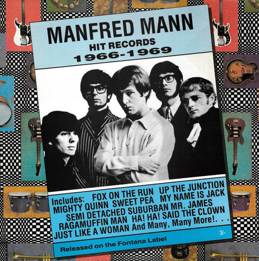 Manfred Mann : Hit Records 1966-1969 (LP, Comp, Mono, RE)