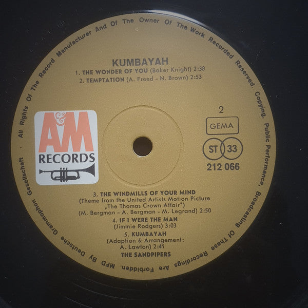 The Sandpipers : Kumbayah (LP)