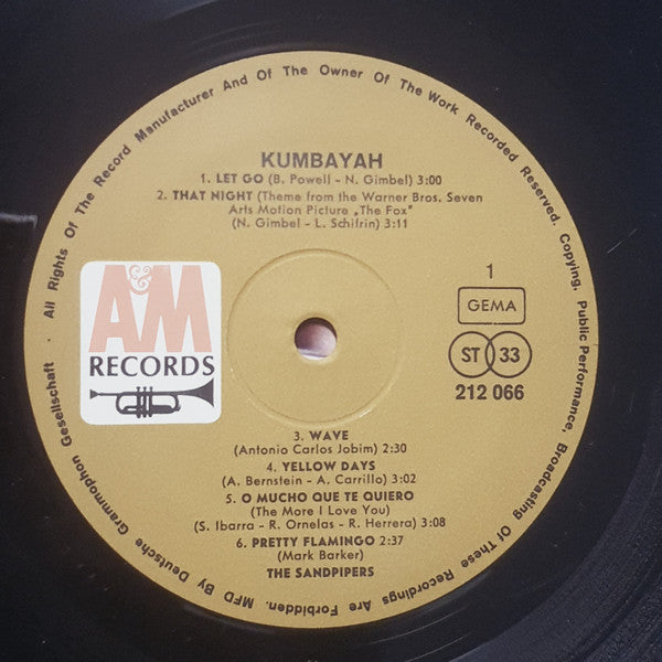 The Sandpipers : Kumbayah (LP)