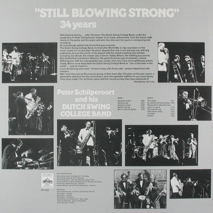 Peter Schilperoort And His The Dutch Swing College Band : Still Blowing Strong - 34 Years (LP)