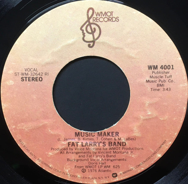 Fat Larry's Band : Center City (7", Single)