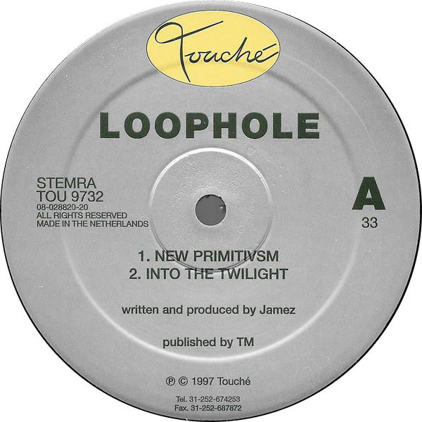 Loophole : New Primitivsm (12")