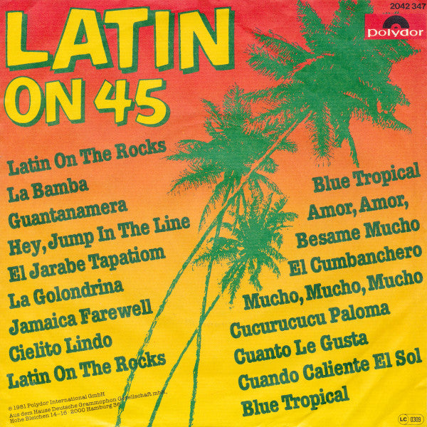 Latin On 45 : Latin On 45 (7", Single, Mixed)