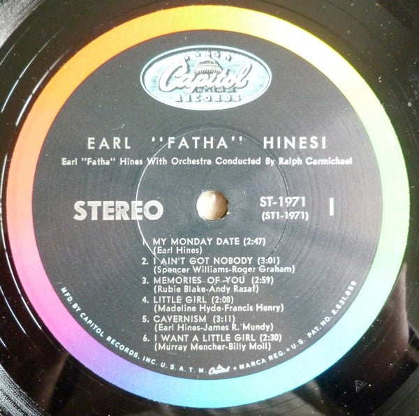 Earl Hines : Earl "Fatha" Hines (LP)