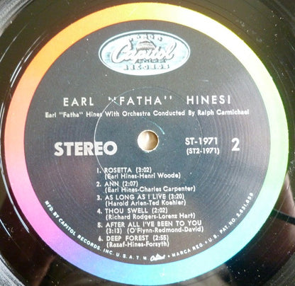 Earl Hines : Earl "Fatha" Hines (LP)