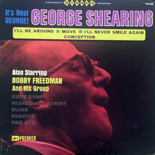 George Shearing / The Bob Freedman Orchestra : It's Real George (LP, Album)