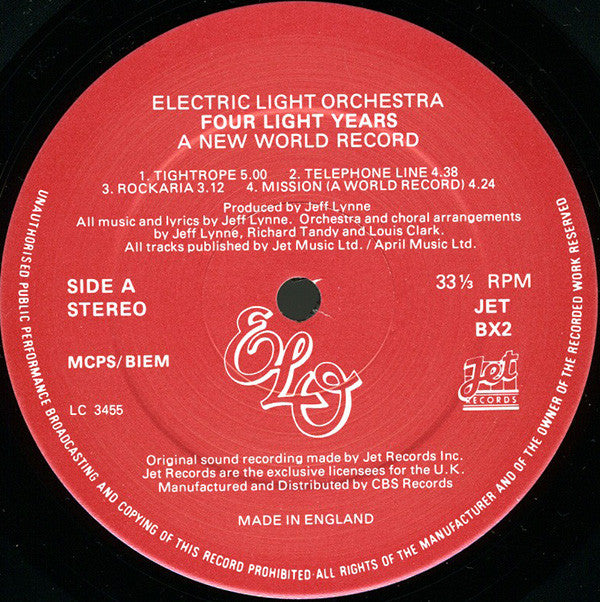 Electric Light Orchestra : Four Light Years (4xLP, Comp + Box)