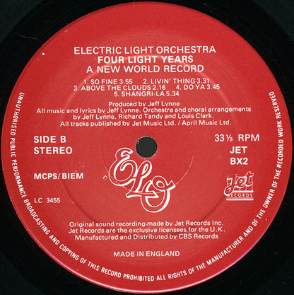 Electric Light Orchestra : Four Light Years (4xLP, Comp + Box)