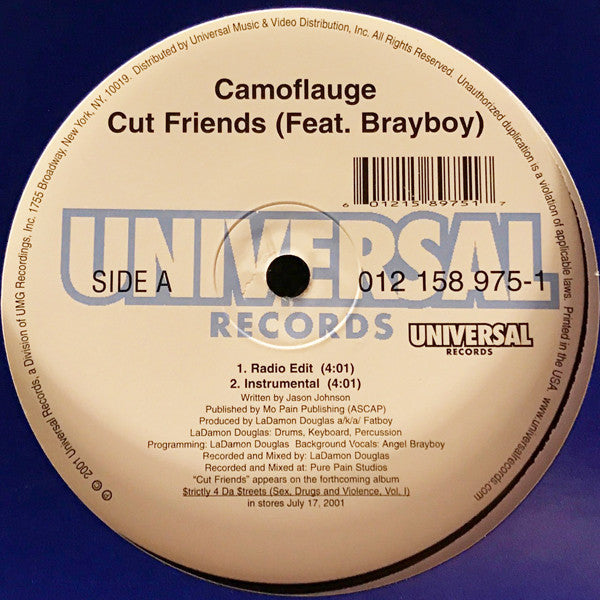 Camoflauge : Cut Friends (12")