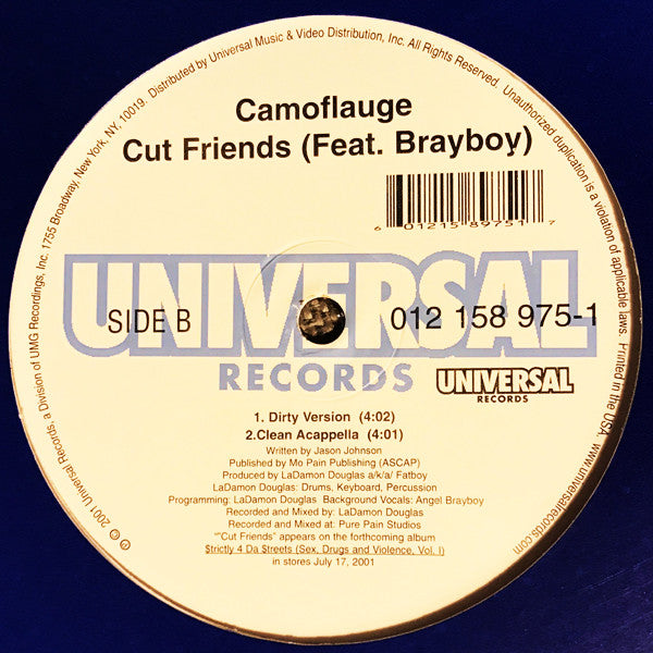 Camoflauge : Cut Friends (12")