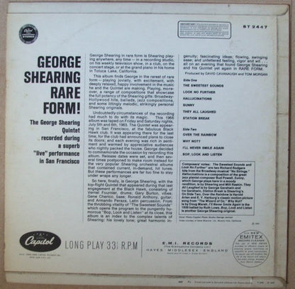 The George Shearing Quintet : Rare Form! (LP)