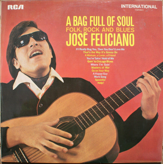 José Feliciano : A Bag Full Of Soul (Folk, Rock And Blues) (LP, Album)