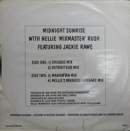 Midnight Sunrise With Nellie Rush Featuring Jackie Rawe : On The House (12")