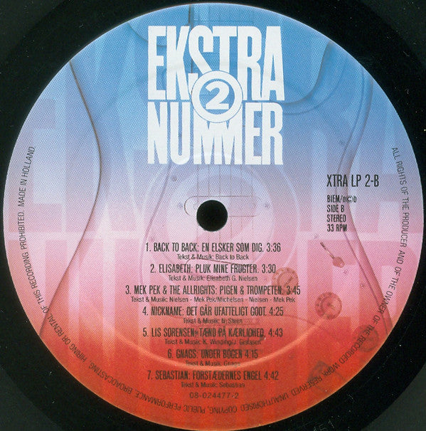 Various : Ekstra Nummer 2 (LP, Comp)