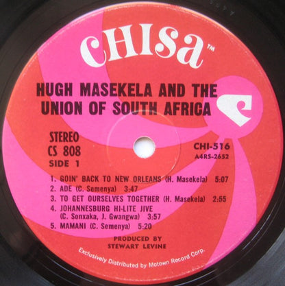 Hugh Masekela & The Union Of South Africa : Hugh Masekela & The Union Of South Africa (LP, Album)