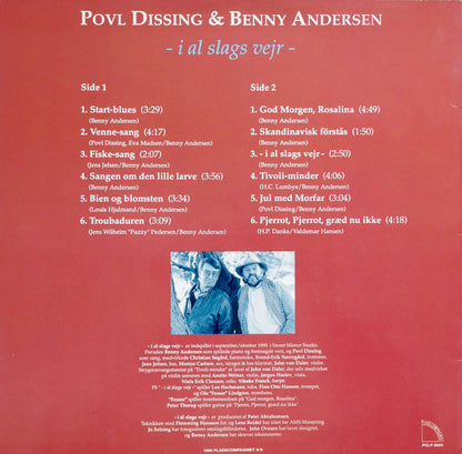 Povl Dissing & Benny Andersen : I Al Slags Vejr (LP, Album)