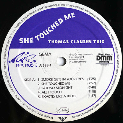 The Thomas Clausen Trio : She Touched Me (LP, Album)