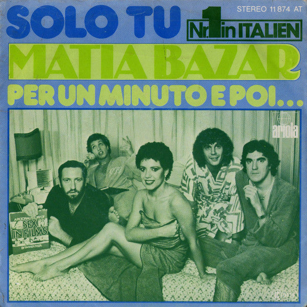 Matia Bazar : Solo Tu (7", Single)