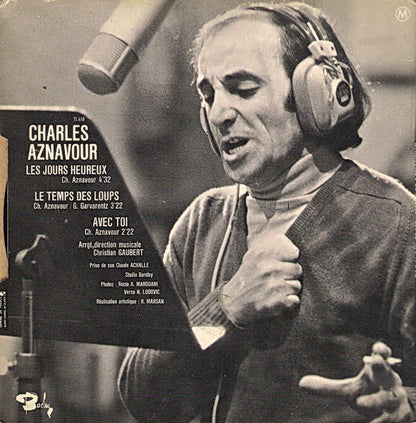 Charles Aznavour : Les Jours Heureux (7", EP)