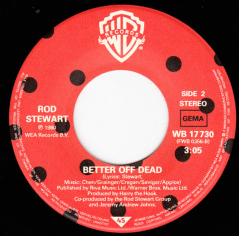 Rod Stewart : Passion (7", Single)