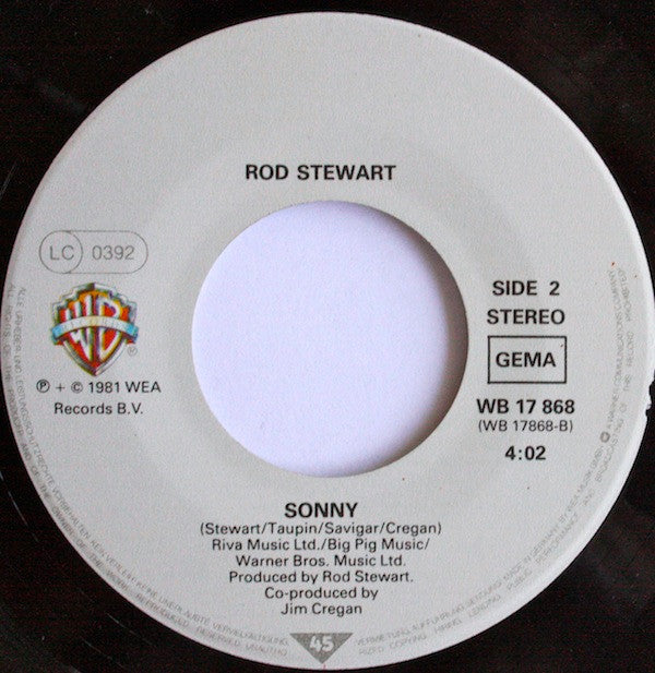 Rod Stewart : Tonight I'm Yours (7", Single)