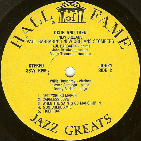 Jimmy McPartland's Chicago Rompers, Paul Barbarin's New Orleans Stompers : Dixieland Now & Then (LP, Comp)