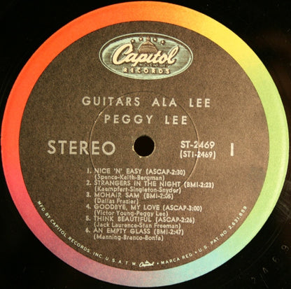 Peggy Lee : Guitars Ala Lee (LP, Album)