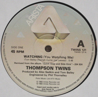 Thompson Twins : Watching (You Watching Me) (12", Single)