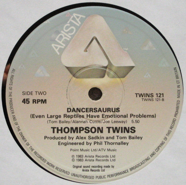 Thompson Twins : Watching (You Watching Me) (12", Single)