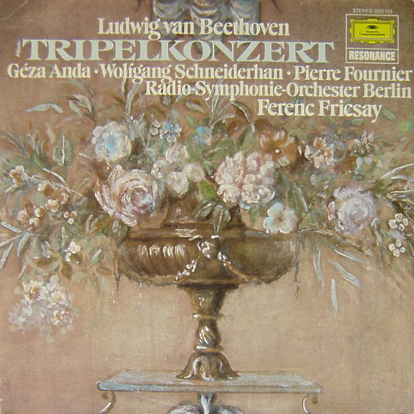 Ludwig van Beethoven – Géza Anda · Wolfgang Schneiderhan · Pierre Fournier - Radio-Symphonie-Orchester Berlin, Ferenc Fricsay : Tripelkonzert (LP, RE)