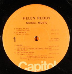 Helen Reddy : Music, Music (LP, Album, Jac)