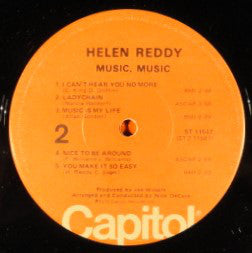 Helen Reddy : Music, Music (LP, Album, Jac)