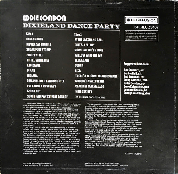 Eddie Condon : Dixieland Dance Party (LP, RE)