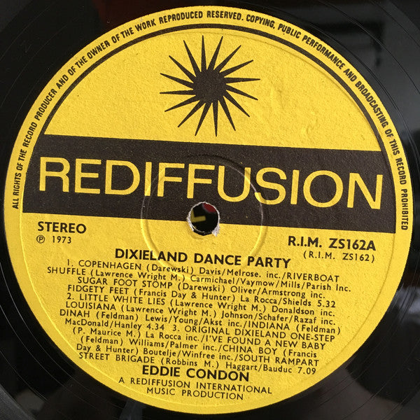 Eddie Condon : Dixieland Dance Party (LP, RE)