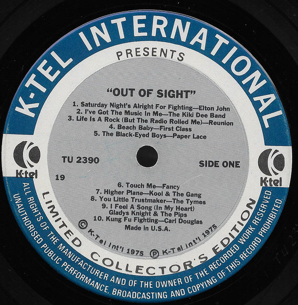 Various : Out Of Sight (LP, Comp, RE, 19 )