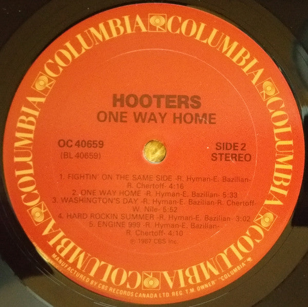 The Hooters : One Way Home (LP, Album)