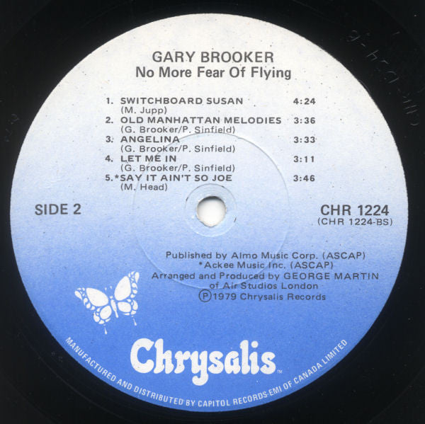 Gary Brooker : No More Fear Of Flying (LP, Album)