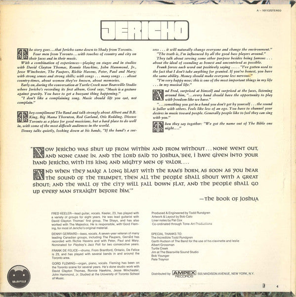 Jericho (18) : Jericho (LP, Album)