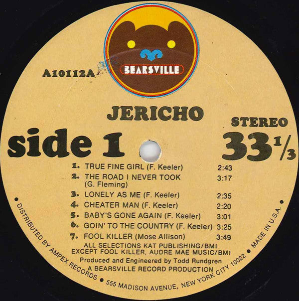 Jericho (18) : Jericho (LP, Album)