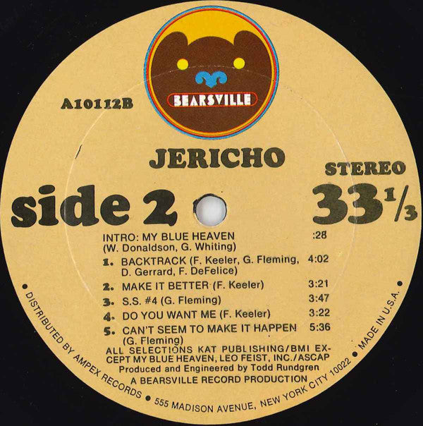 Jericho (18) : Jericho (LP, Album)