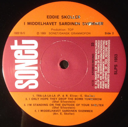 Eddie Skoller : Sardinen Svømmer Og Andre Sange (LP, Album, RE)