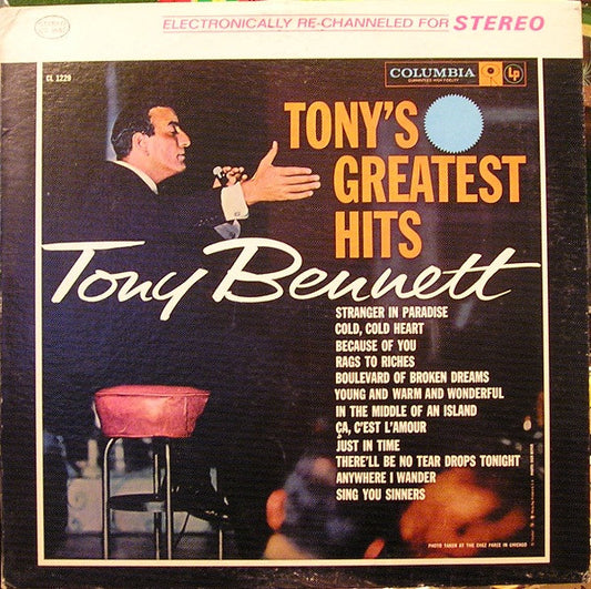 Tony Bennett : Tony's Greatest Hits (LP, Comp)