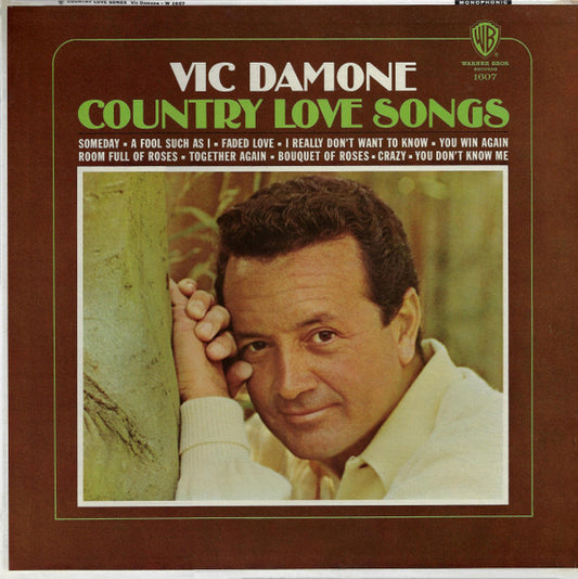 Vic Damone : Country Love Songs (LP, Album, Mono)