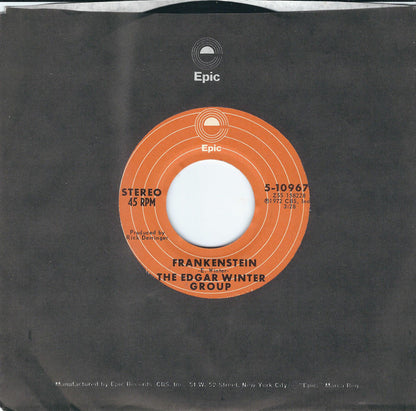 The Edgar Winter Group : Frankenstein (7", Single, San)